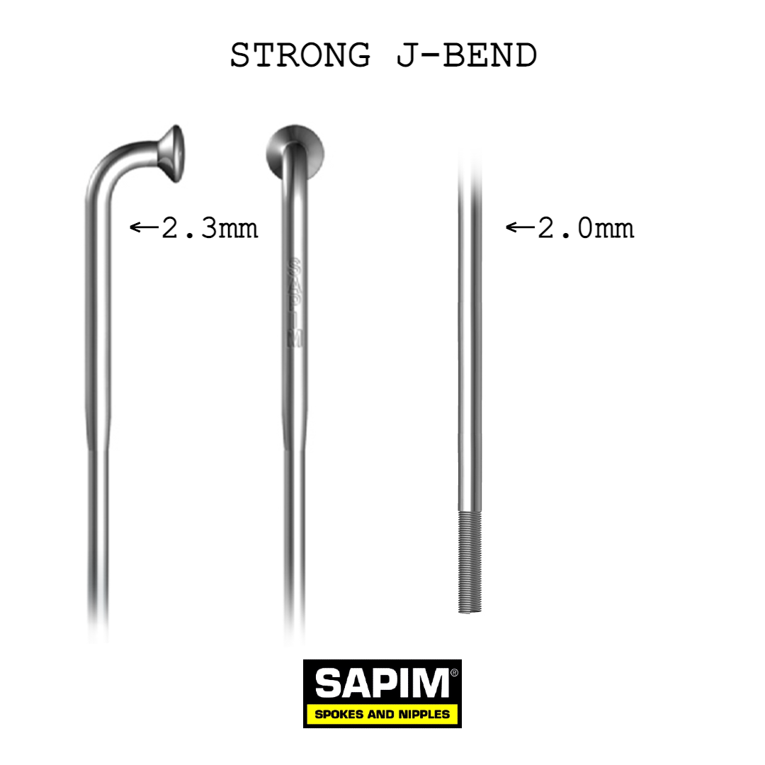Sapim strong silver bicycle spoke