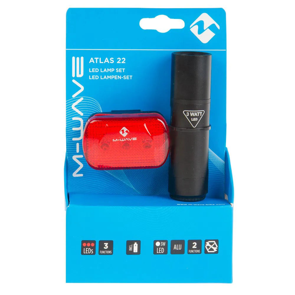 Lampa set M-Wave Atlas 22