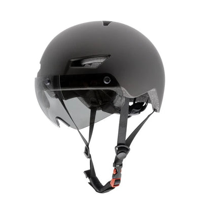 CP03 Sport kaciga with Visor i stražnje svjetlo Black za električni romobil i bicikl – sigurnost, ventilacija i udobno pri...