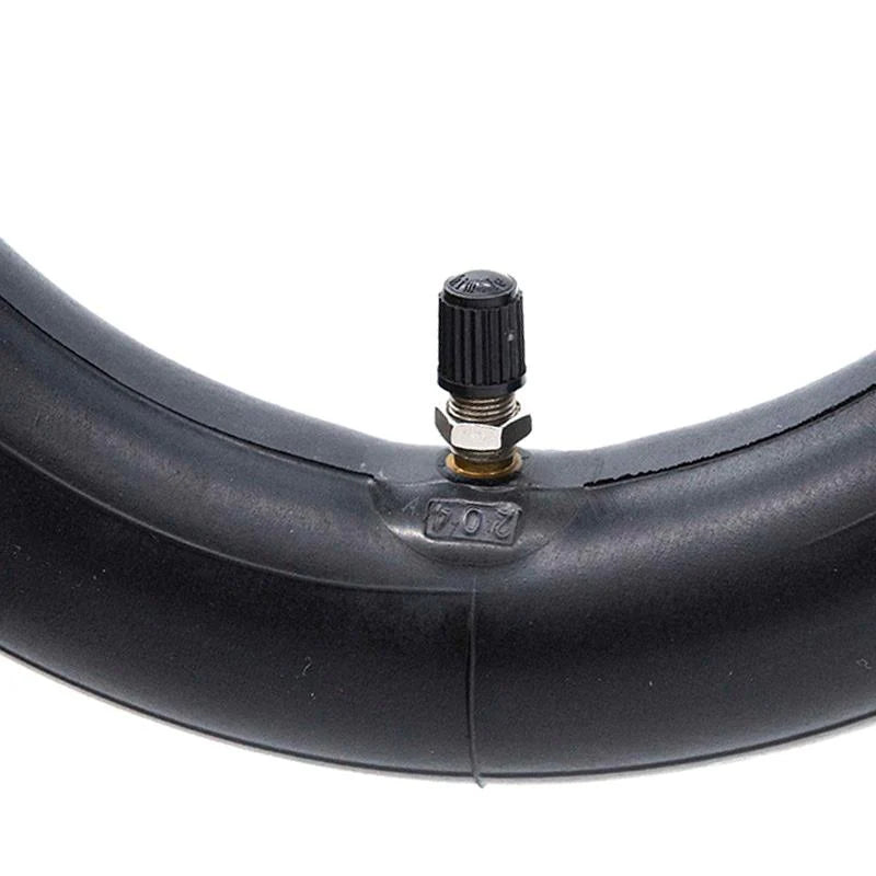 Black Cat zračnica 10x2/10x2.125 s ravnim ventilom za električni romobil – zamjena i održavanje – prednja strana