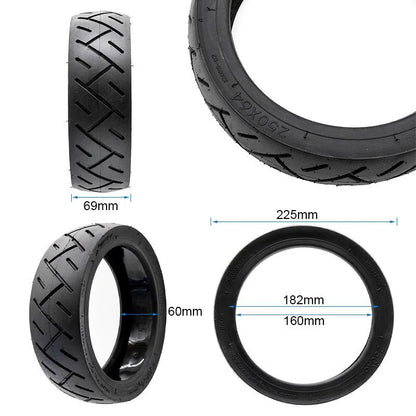 Guma za električni romobil 250x64 tubeless s gelom protiv bušenja za gradsku vožnju kompatibilno s Ninebot MAX – idealno za.