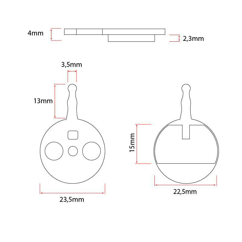 Brake pads CT010 resin
