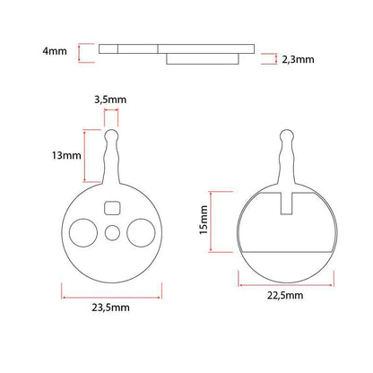 Brake pads CT010 resin