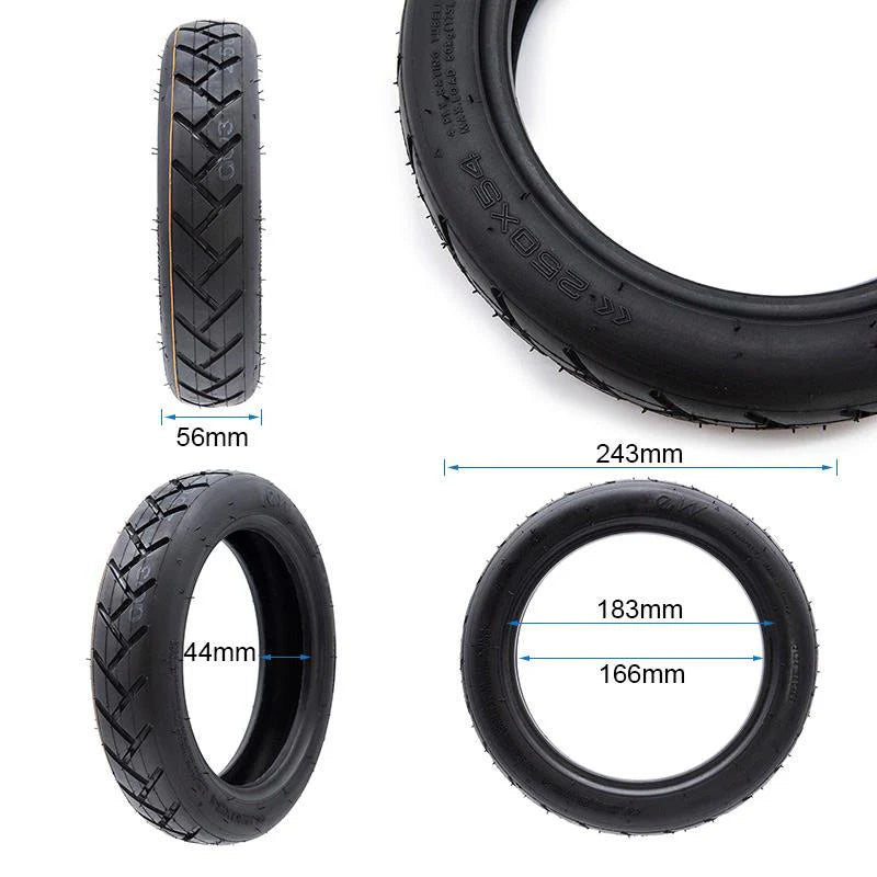eScooter tire 250x54 Tubeless GEL anti puncture protection