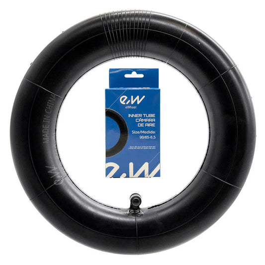 eWheel zračnica 90/65-6.5 s ventilom 90x90 za električni romobil – prikaz i specifikacije – prednja strana