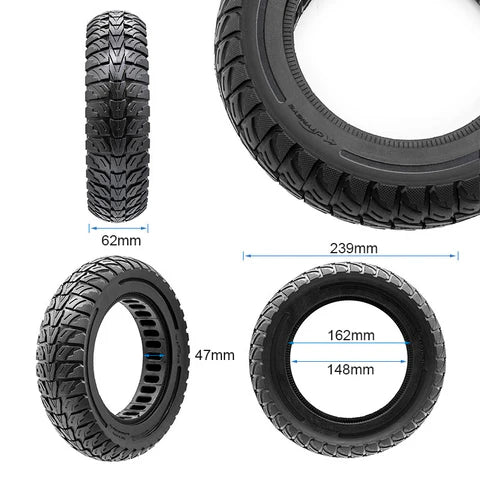 eWheel puna guma 10x2.5 6.5 crna za elektricni romobil, rezervna guma za radionicu i profesionalni servis