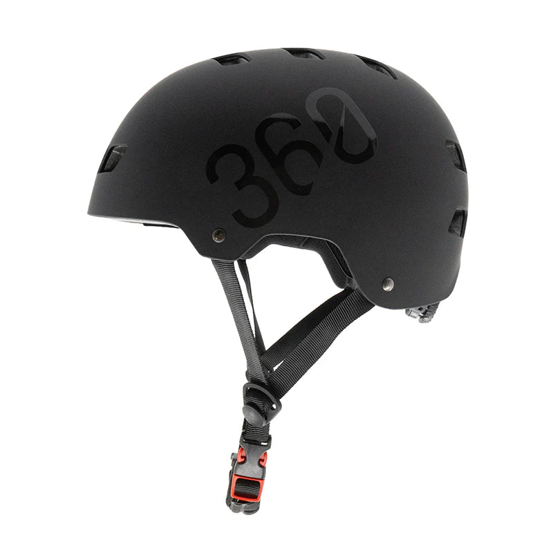 eRIDER360 kaciga CB01 Black s podesivim sustavom i ventilacijom – zaštitna oprema za romobil i bicikl u urbanim uvjetima