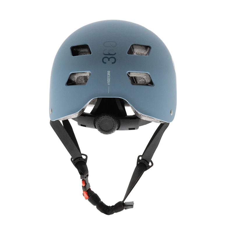 eRIDER360 kaciga CB01 Blue s vizirom i stražnjim svjetlom – bolja vidljivost i zaštita pri vožnji električnog romobila
