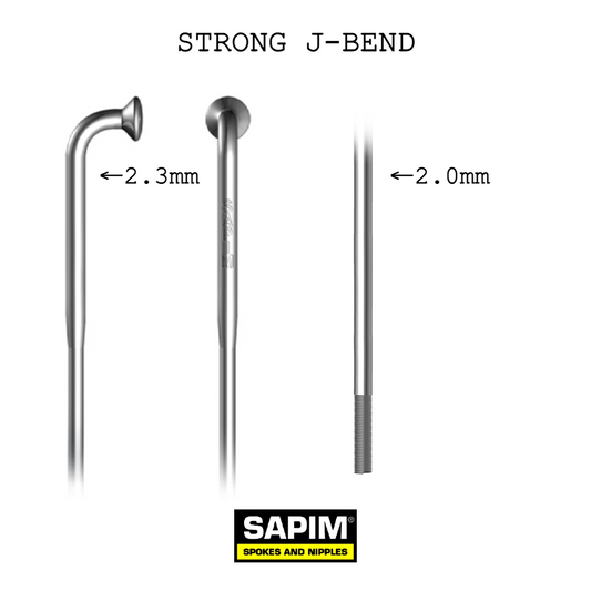 Sapim strong silver bicycle spoke