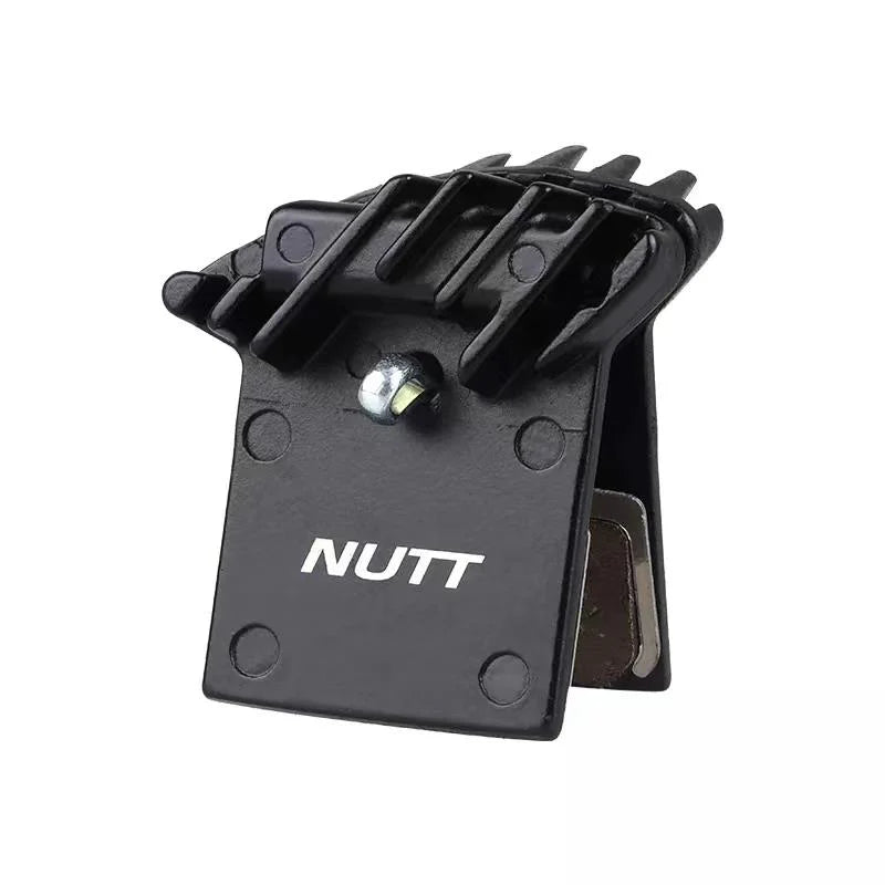 Nutt brake pads with cooling fins for high performance eScooter and eBike brakes