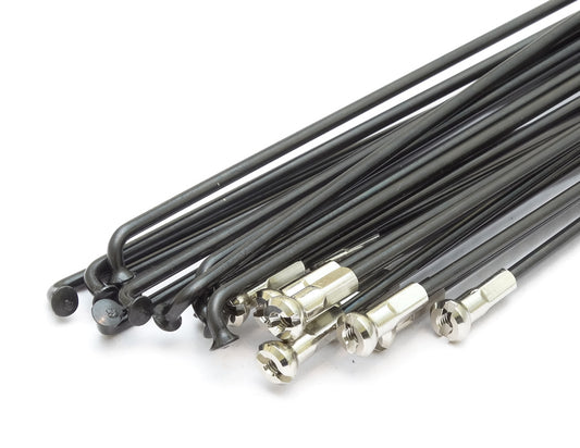 black spokes and nipples for bikes and e-bikes
